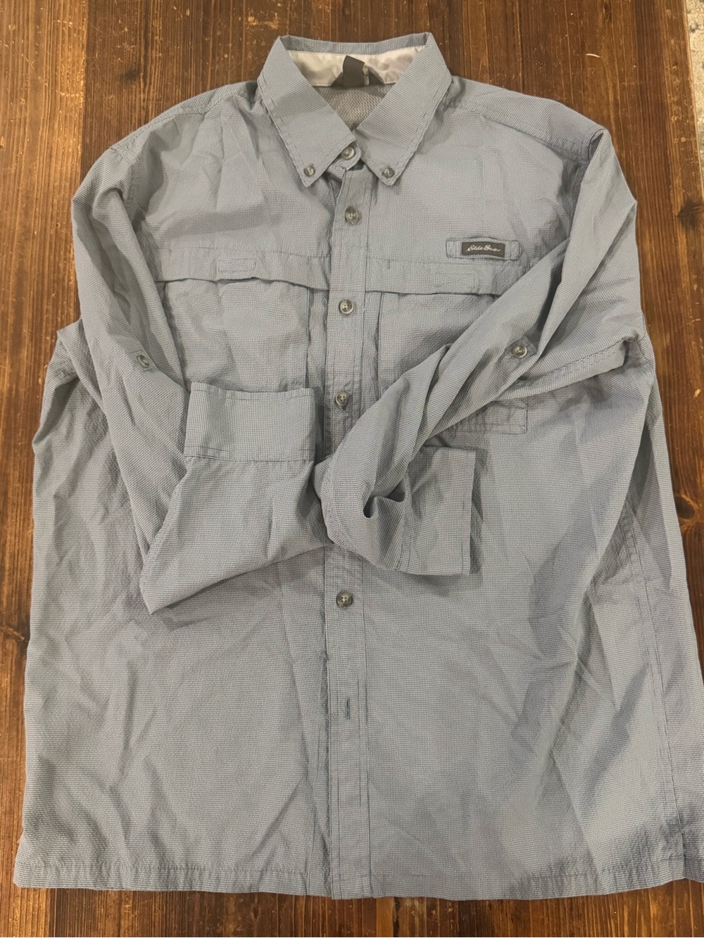 Eddie Bauer Light Blue Men's Shirt Jacket
